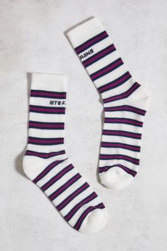 Iets frans. Magenta Stripe Socks - Navy at Urban Outfitters - iets frans... - Modalova