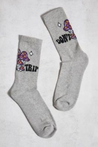 UO Don't Trip Socks - Grey at - Urban Outfitters - Modalova
