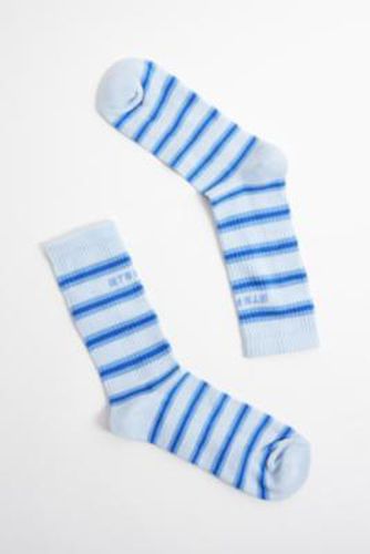 Iets frans. Blue Stripe Socks - Blue at Urban Outfitters - iets frans... - Modalova