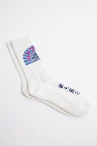 UO Japanese Fan Socks - White at - Urban Outfitters - Modalova