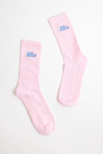 Iets frans. Pink Logo Socks - Pink at Urban Outfitters - iets frans... - Modalova