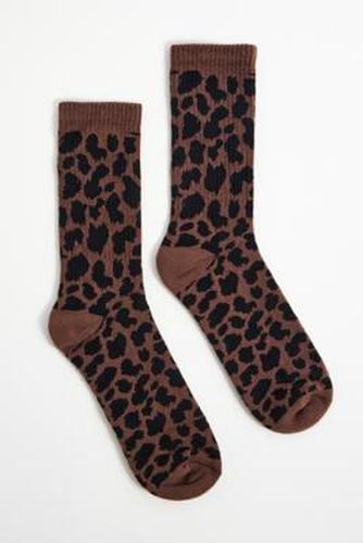 UO Leopard Print Socks - at - Urban Outfitters - Modalova