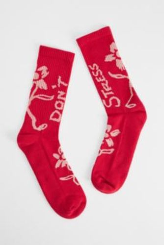 UO Don't Stress Socks - at - Urban Outfitters - Modalova