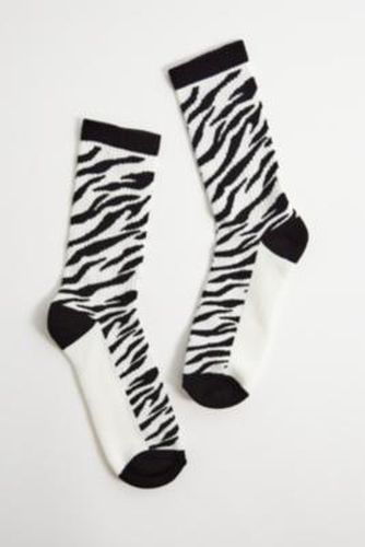 UO Zebra Print Socks at - Urban Outfitters - Modalova