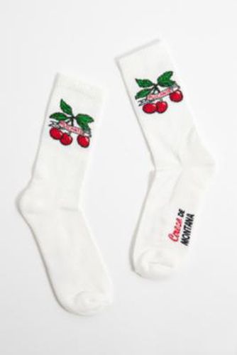 Cherry Print Socks - Ivory at - Urban Outfitters - Modalova