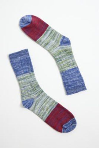 UO Blue & Ecru Twist Socks at - Urban Outfitters - Modalova