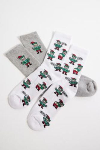 UO Naughty Elf Xmas Socks at - Urban Outfitters - Modalova