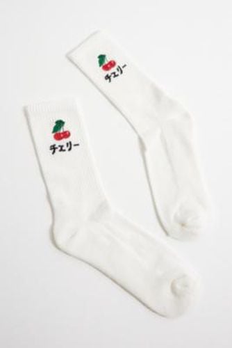 Cherry Embroidered Socks - at - Urban Outfitters - Modalova