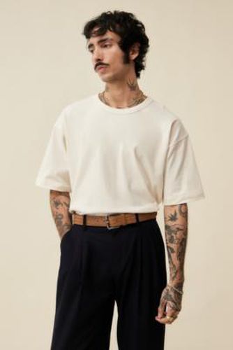 Ecru Metro T-Shirt - Cream XL at Urban Outfitters - Loom - Modalova
