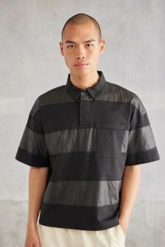 Striped Rugby Shirt - Black M at Urban Outfitters - Standard Cloth - Modalova