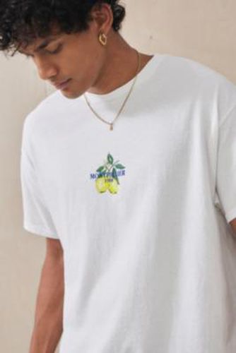 UO Lemon Montpellier T-Shirt - White 2XS at - Urban Outfitters - Modalova