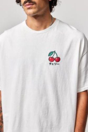 UO Cherry Embroidered T-Shirt - 2XS at - Urban Outfitters - Modalova