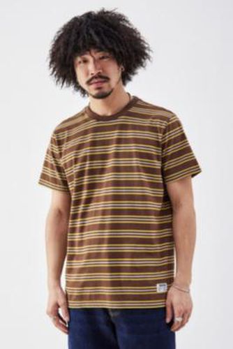 Brown Striped T-Shirt 2XS at Urban Outfitters - BDG - Modalova