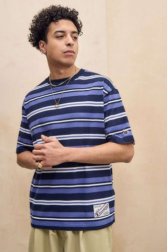 UO Exclusive Stripe T-Shirt - S at Urban Outfitters - Champion - Modalova