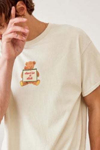 UO - Teddy-T-Shirt "Don't Be A D*ck" - Urban Outfitters - Modalova