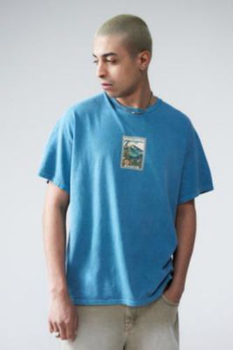 UO Blue Mini Mountain Motif T-Shirt - Blue XS at - Urban Outfitters - Modalova