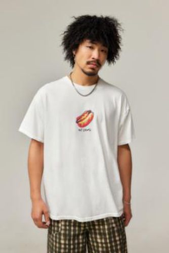 UO Hot Dawg T-Shirt - Cream 2XS at - Urban Outfitters - Modalova