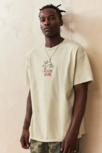 UO F*ck Uwe T-Shirt - Yellow 2XS at - Urban Outfitters - Modalova