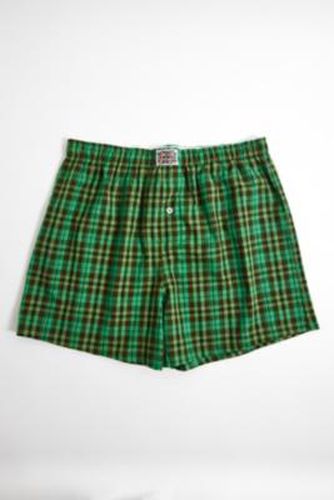 Green Check Boxers - Green S/M at Urban Outfitters - Jaded London - Modalova