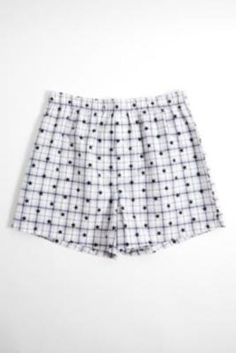 Grey Star Check Boxers - Grey S/M at Urban Outfitters - Jaded London - Modalova