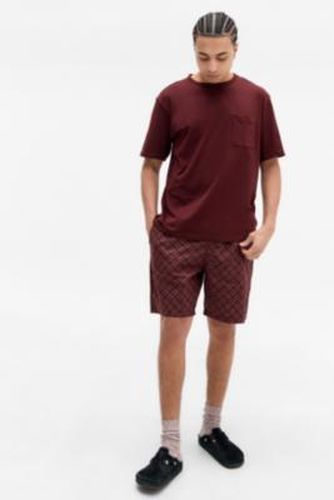 Burgundy Short Sleeve Lounge Set - S at Urban Outfitters - Calvin Klein - Modalova