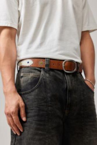 UO Western Gemstone Belt - Brown M/L at - Urban Outfitters - Modalova