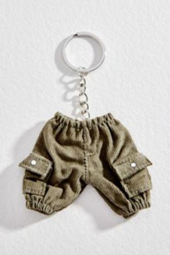 Mini Corduroy Cargo Pants Keyring - Green at - Urban Outfitters - Modalova