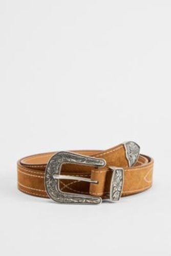 UO Faux Suede Western Belt - S/M at - Urban Outfitters - Modalova