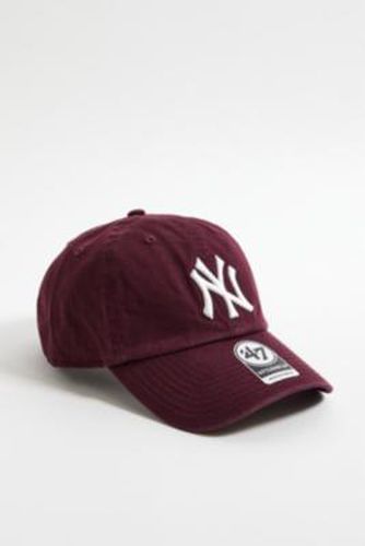 Brand '47 Brand NY Yankees Burgundy Baseball Cap - Maroon at Urban Outfitters - ’47 Brand - Modalova