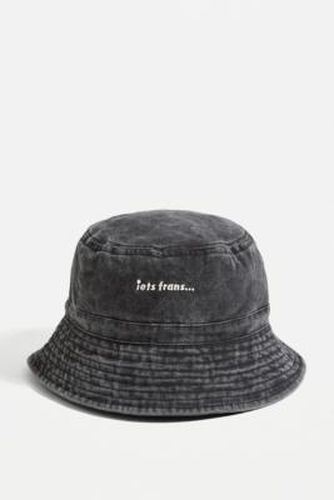 Iets frans. Washed Black Bucket Hat - Black at Urban Outfitters - iets frans... - Modalova