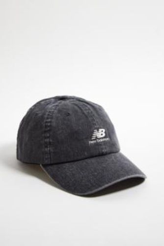 Black Embroidered Cap - Black at Urban Outfitters - New Balance - Modalova