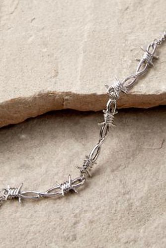 Barbed Wire Bracelet - Silver at Urban Outfitters - Silence + Noise - Modalova