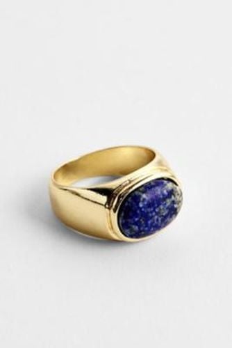 Blue Gemstone Ring - S at Urban Outfitters - Silence + Noise - Modalova