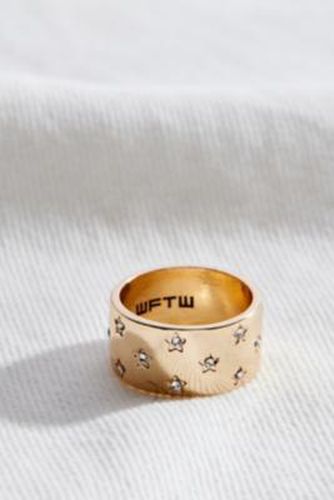 Crystal Star Band Ring - Gold M at Urban Outfitters - Icon - Modalova