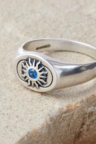 Helios Silver Ring - Blue S at Urban Outfitters - Serge DeNimes - Modalova