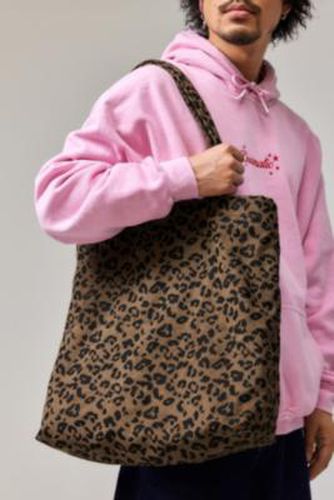 Leopard Print Tote Bag - Brown ALL at - Urban Outfitters - Modalova