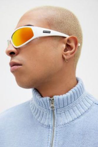 Iets frans. White Sports Wrap Sunglasses - White at Urban Outfitters - iets frans... - Modalova