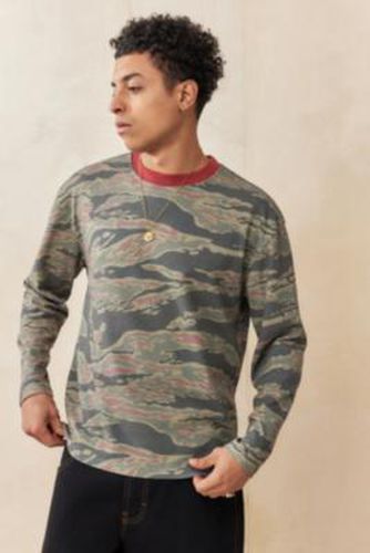 UO Camo Waffle Long-Sleeve T-Shirt - 2XS at - Urban Outfitters - Modalova