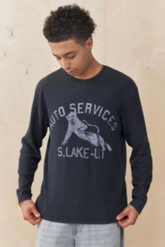 UO Auto Service Waffle Long Sleeve T-Shirt - 2XS at - Urban Outfitters - Modalova