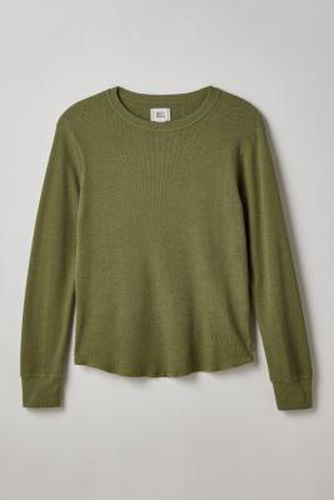 Baselayer Thermal Long Sleeve Tee - Khaki M at Urban Outfitters - BDG - Modalova