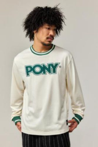 Mesh T-Shirt - White S at Urban Outfitters - Pony - Modalova