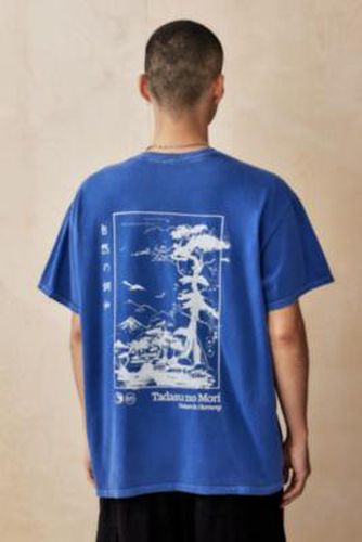 UO Japanese Tree T-shirt - Blue 2XS at - Urban Outfitters - Modalova