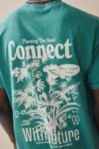 UO Green Connect With Nature T-Shirt - Green 2XS at - Urban Outfitters - Modalova