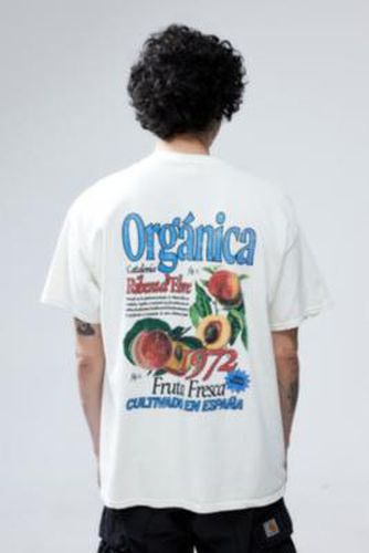 UO White Peaches T-Shirt - White 2XS at - Urban Outfitters - Modalova
