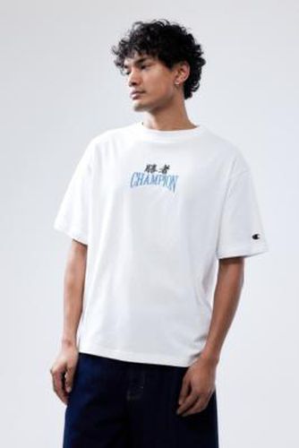 UO Exclusive White Japanese T-Shirt - White XL at Urban Outfitters - Champion - Modalova