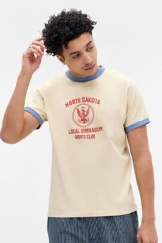 UO Ecru North Dakota Ringer T-Shirt - XS at - Urban Outfitters - Modalova