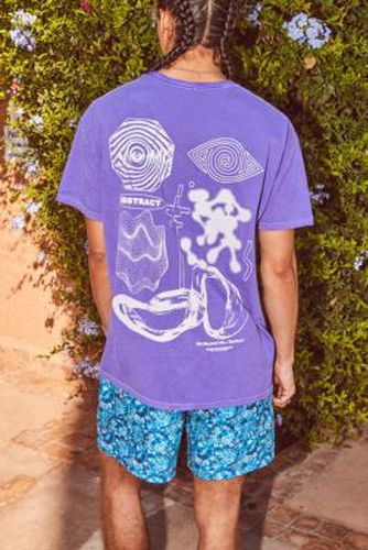 UO Abstract Go Beyond T-Shirt - Purple S at - Urban Outfitters - Modalova