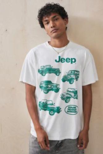 UO White Jeep T-Shirt - White S at - Urban Outfitters - Modalova