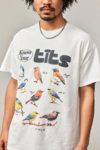 UO Know Your Tits T-Shirt - White 2XS at - Urban Outfitters - Modalova