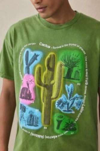 UO Green Cactus T-Shirt - Green XS at - Urban Outfitters - Modalova